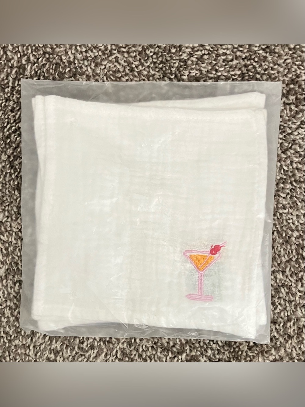 Kate Spade Set of 4 Cloth Cocktail Napkins - BRAND NEW